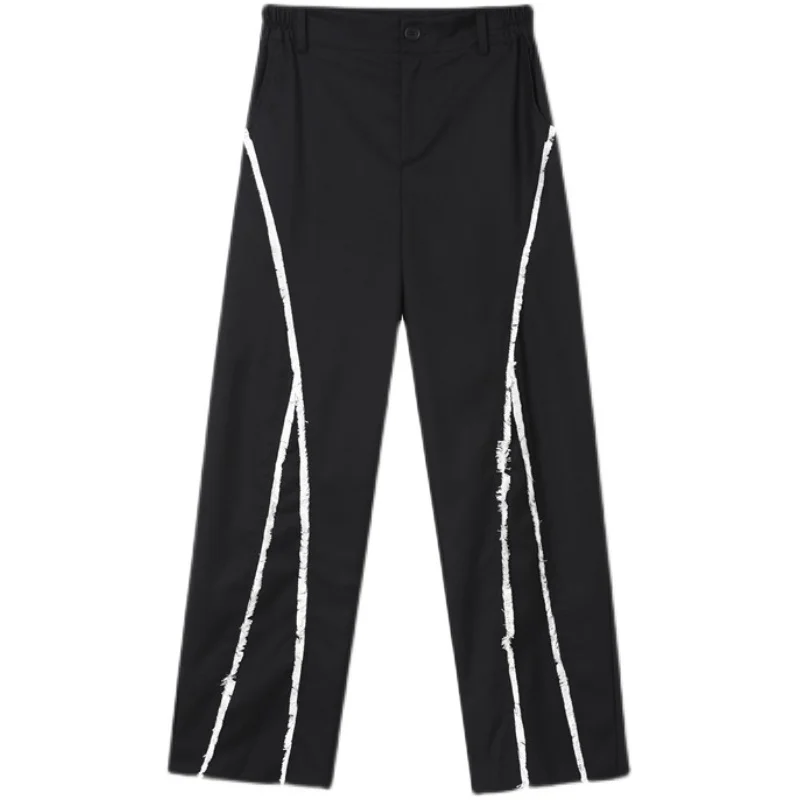 Man Japan Harajuku Korean Streetwear Vintage Suit Trousers Men Niche Black White Loose Casual Sports Style Straight Suit Pants
Man Japan Harajuku Korean Streetwear Vintage Suit Trousers Men Niche Black White Loose Casual Sports Style Straight Suit Pants