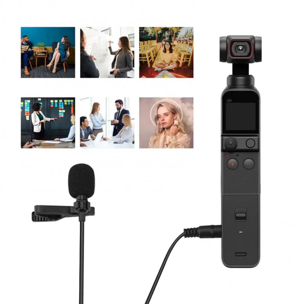 Suitable for DJI POCKET 2 Lavalier microphone Lingmo Pocket PTZ 3.5mm recording microphone accessories
Suitable for DJI POCKET 2 Lavalier microphone Lingmo Pocket PTZ 3.5mm recording microphone accessories