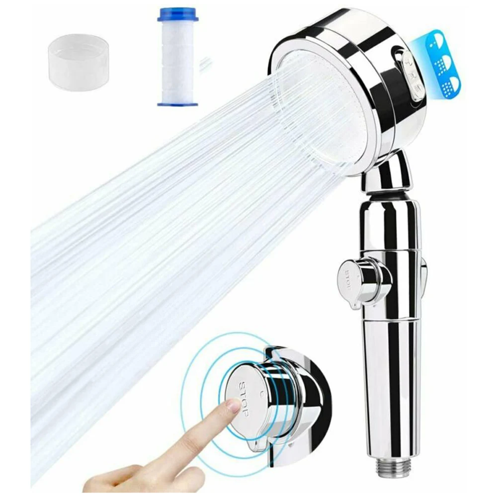 1PC G1 / 2 Universal Hand Shower High Pressure Shower Head Shower Mode 3 Modes On / Off Switch For Bathroom Accessories
1PC G1 / 2 Universal Hand Shower High Pressure Shower Head Shower Mode 3 Modes On / Off Switch For Bathroom Accessories