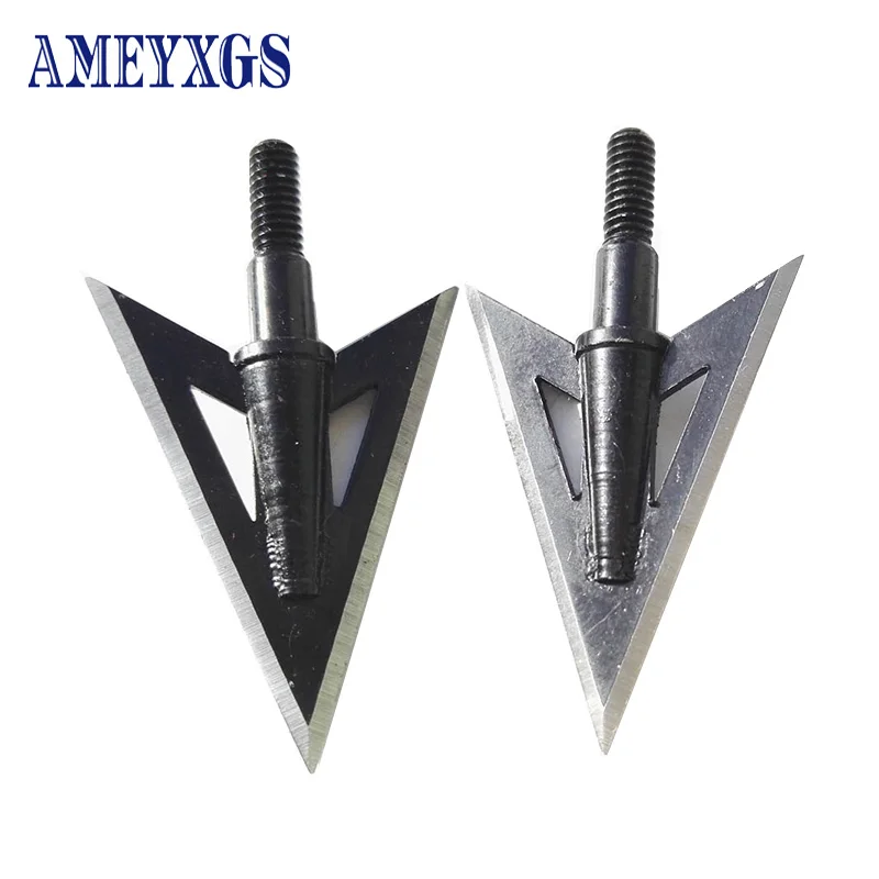 6pcs Archery Arrowhead Broadhead Point Tips 108 Grains Stainless Steel Hunting Arrow Heads for Recurve/Compound Bow Shooting
6pcs Archery Arrowhead Broadhead Point Tips 108 Grains Stainless Steel Hunting Arrow Heads for Recurve/Compound Bow Shooting