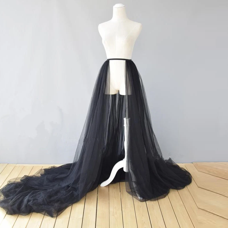 Black Detachable Tulle 5 layers for Bridal Overlay Skirt for Wedding Skirt Elastic Long Tulle Over Skirt Detachable Skirt 2021 
Black Detachable Tulle 5 layers for Bridal Overlay Skirt for Wedding Skirt Elastic Long Tulle Over Skirt Detachable Skirt 2021