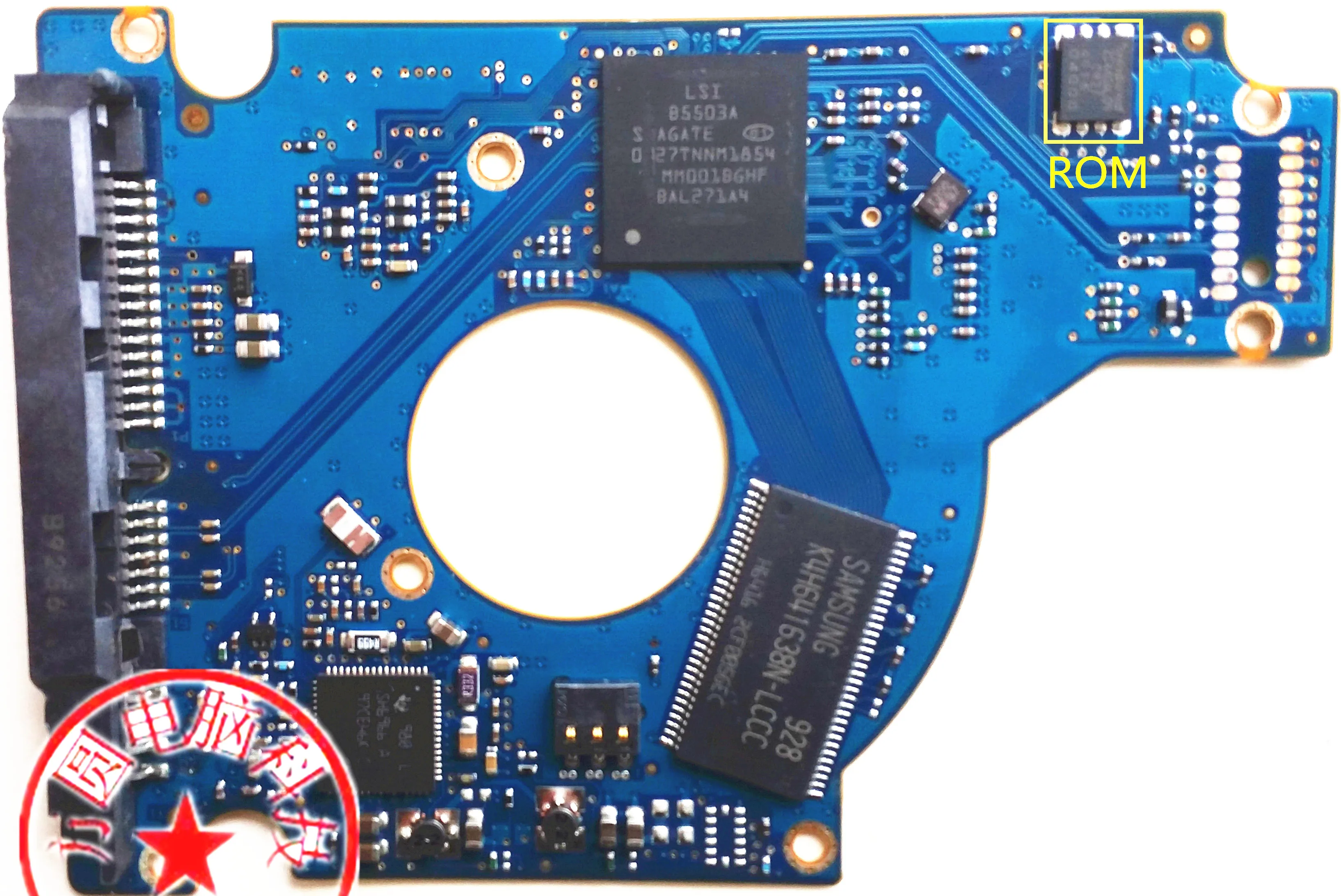 100535597 REV D 100% оригинальный HDD PCB 100535597RevD 100535602 100537089 100537192 печатная плата для жесткого