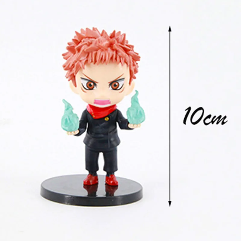 6Pcs/Set Anime Yuji Megumi Nobara Gojo Satoru Jujutsu Kaisen 10CM Action Figure Toys Birthday Gift Movie Fans Collection
6Pcs/Set Anime Yuji Megumi Nobara Gojo Satoru Jujutsu Kaisen 10CM Action Figure Toys Birthday Gift Movie Fans Collection
