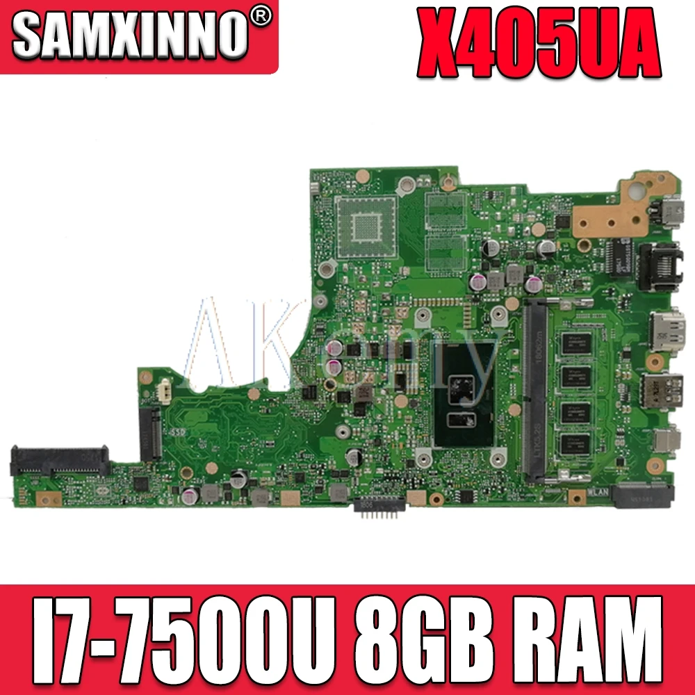 Akemy X405UA For Asus X405U X405UN X405UR X405URR X405URP X405UQ X405UF Laotop Mainboard X405UA Motherboard W/ I7-7500U 8GB RAM
Akemy X405UA For Asus X405U X405UN X405UR X405URR X405URP X405UQ X405UF Laotop Mainboard X405UA Motherboard W/ I7-7500U 8GB RAM