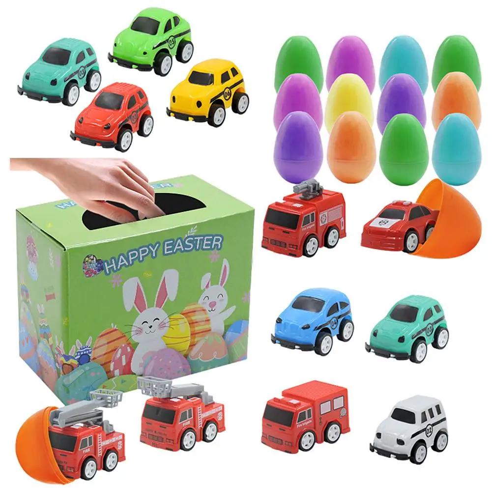 12pcs Toy Cars For Kids ABS Pull Back Cars With Surprise Eggs Set Kids Easter Gifts For Early Education Development
12pcs Toy Cars For Kids ABS Pull Back Cars With Surprise Eggs Set Kids Easter Gifts For Early Education Development