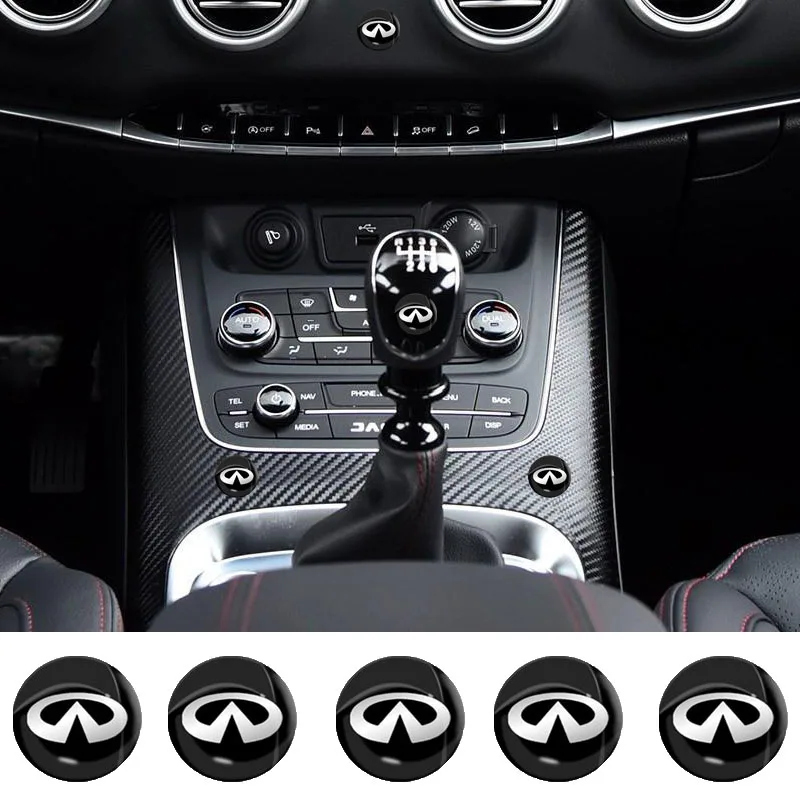 5x Car Accessories Interior Creative Decorative Small Stickers for Infiniti FX35 Q50 Q30 ESQ QX50 QX60 QX70 EX JX35 G35 G37 EX3
5x Car Accessories Interior Creative Decorative Small Stickers for Infiniti FX35 Q50 Q30 ESQ QX50 QX60 QX70 EX JX35 G35 G37 EX3