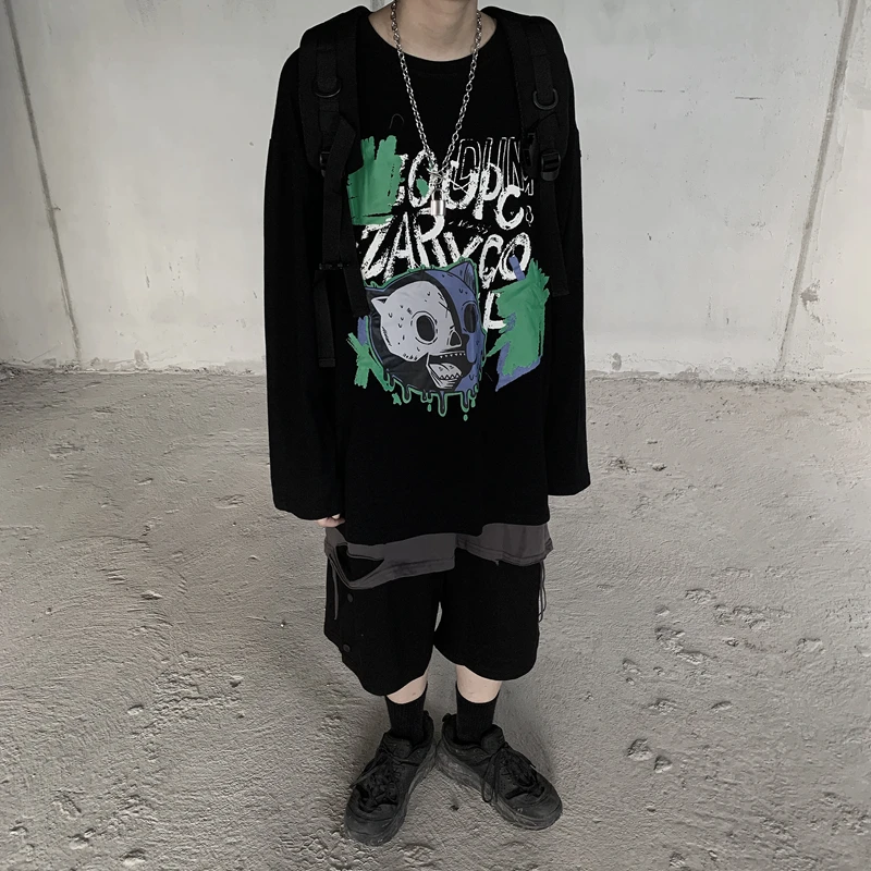 Novelty Loose Cotton Funny All-Match Print t-Shirt Comfortable High Quality Japanese Winter Clothes Cartoon Harajuku Hip Hop Top
Novelty Loose Cotton Funny All-Match Print t-Shirt Comfortable High Quality Japanese Winter Clothes Cartoon Harajuku Hip Hop Top