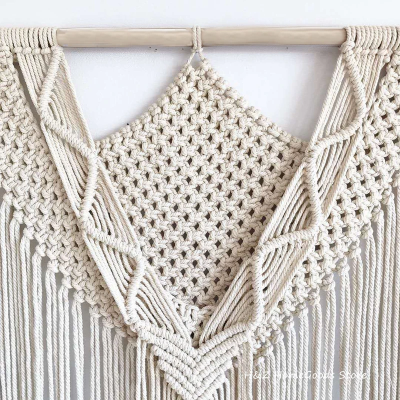Macrame Bobo Tapestry Wall Hanging Hand-woven Home Decoration Accessories Nordic Art Tassel For Apartment Dorm Bedroom
Macrame Bobo Tapestry Wall Hanging Hand-woven Home Decoration Accessories Nordic Art Tassel For Apartment Dorm Bedroom