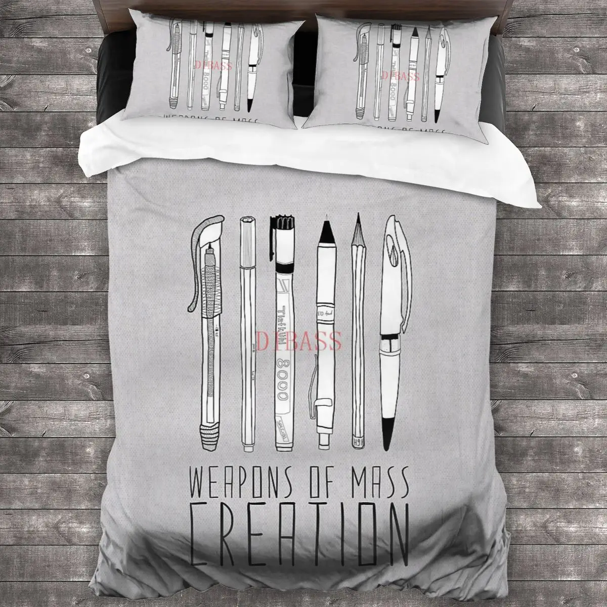Weapons Of Mass Creation (on Grey) 100%Pure Cotton Comforter Set with 2 Pillowcase,Duvet Cover Set, Bedding Sets Bed Set
Weapons Of Mass Creation (on Grey) 100%Pure Cotton Comforter Set with 2 Pillowcase,Duvet Cover Set, Bedding Sets Bed Set