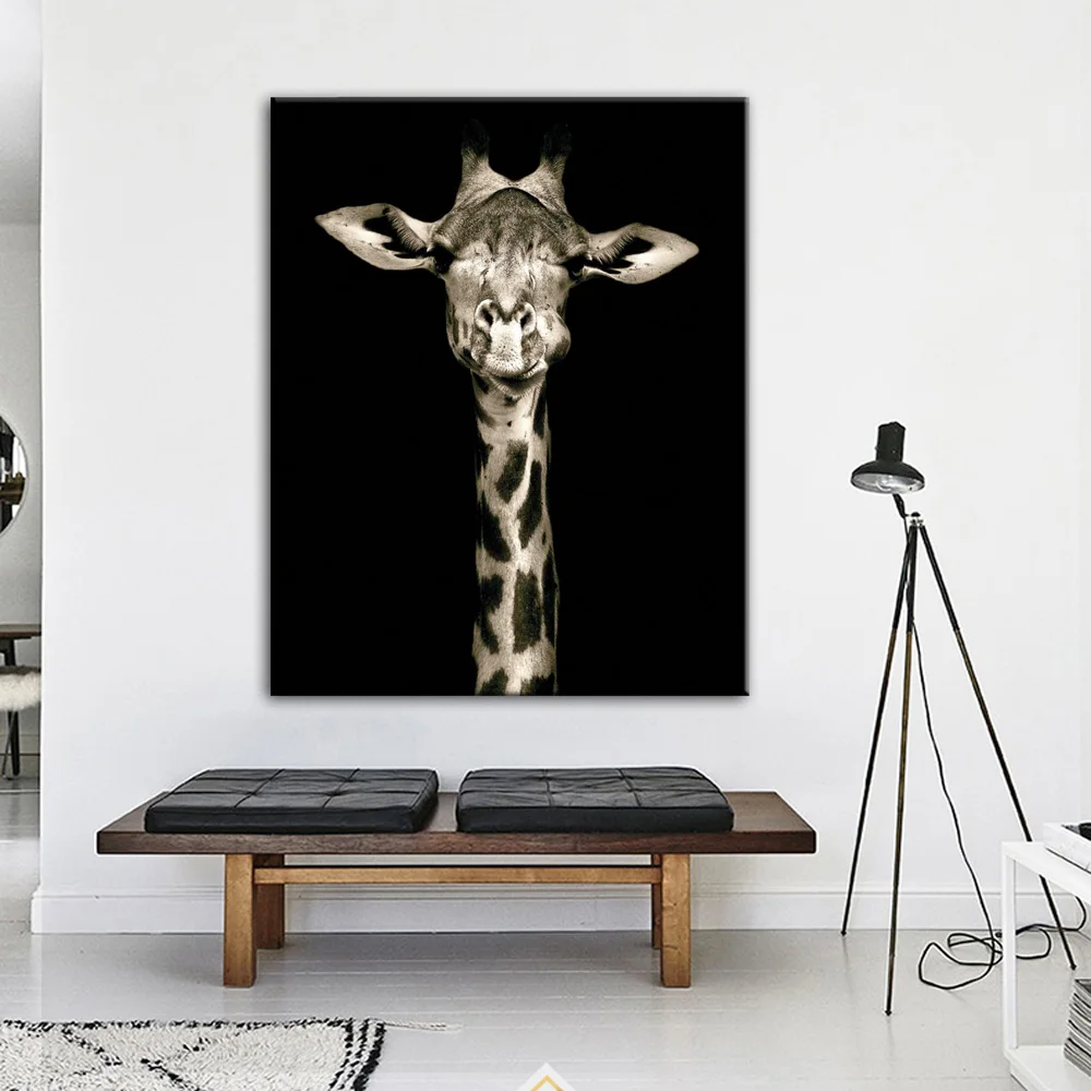 Black and White Giraffe Wall Art Canvas Prints Animals Posters and Prints Modern Pop Art Canvas Paintings for Kids Room Wall
Black and White Giraffe Wall Art Canvas Prints Animals Posters and Prints Modern Pop Art Canvas Paintings for Kids Room Wall