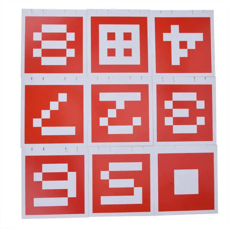 Figure Letter Pattern Shooting Target Card for DJI STARTRC RoboMaster