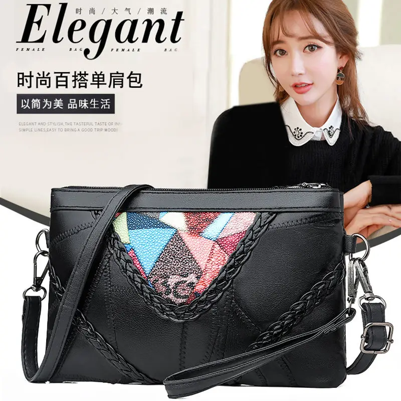 2020 Crossbody Bag Stitching Leather Messenger Bags Tote Bags for Women Clutch Shoulder Bag Sacos De Mujer De Vestir Purse
2020 Crossbody Bag Stitching Leather Messenger Bags Tote Bags for Women Clutch Shoulder Bag Sacos De Mujer De Vestir Purse
