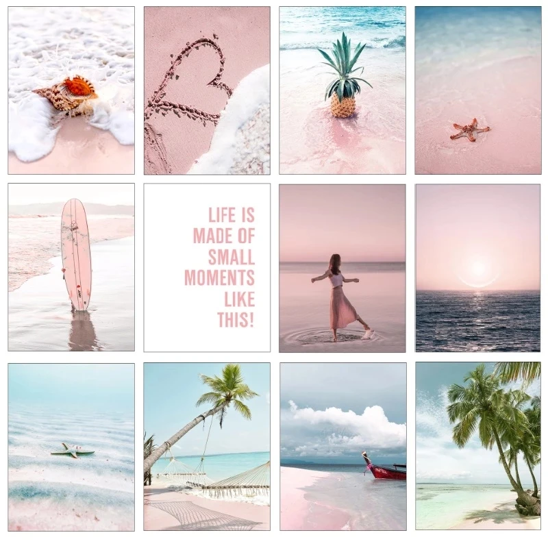 Pink Beach and Blue Ocean Landscape Poster Tropical Scenery Wall Art Canvas Prints Pictures for Home Decor Interior Paintings
Pink Beach and Blue Ocean Landscape Poster Tropical Scenery Wall Art Canvas Prints Pictures for Home Decor Interior Paintings