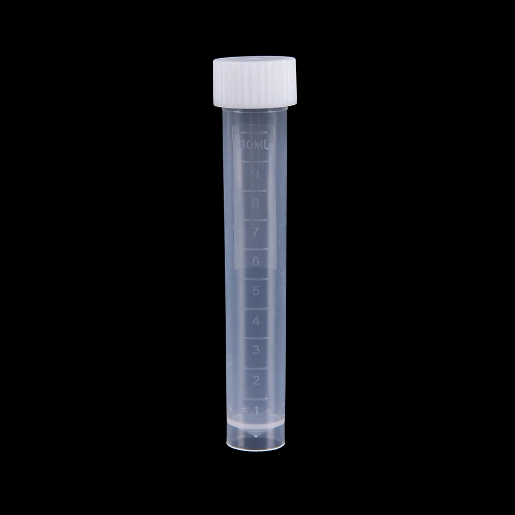 10pcs 10ml Plastic Test Tubes Vials Sample Container Powder Craft Screw Cap Bottles for Office School Chemistry Supplies
10pcs 10ml Plastic Test Tubes Vials Sample Container Powder Craft Screw Cap Bottles for Office School Chemistry Supplies