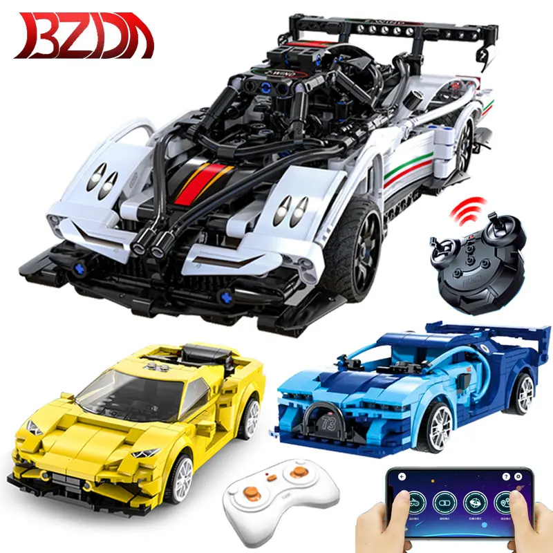 BZDA Programming Remote Champion Building Blocks App Remote Control Car Model Bricks For Kids Toys Boys Gift
BZDA Programming Remote Champion Building Blocks App Remote Control Car Model Bricks For Kids Toys Boys Gift