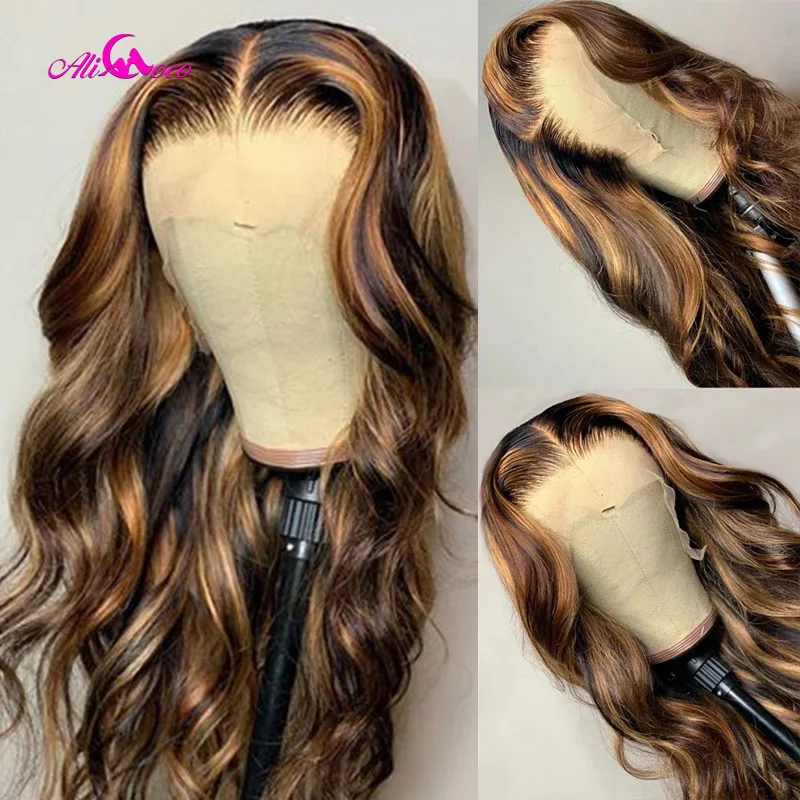 Ali Coco Highlight Body Wave Human Hair Wigs For Black Women Pre Plucked 13x4 Transparent Lace Front Wigs 5x5 Lace Closure Wigs
Ali Coco Highlight Body Wave Human Hair Wigs For Black Women Pre Plucked 13x4 Transparent Lace Front Wigs 5x5 Lace Closure Wigs