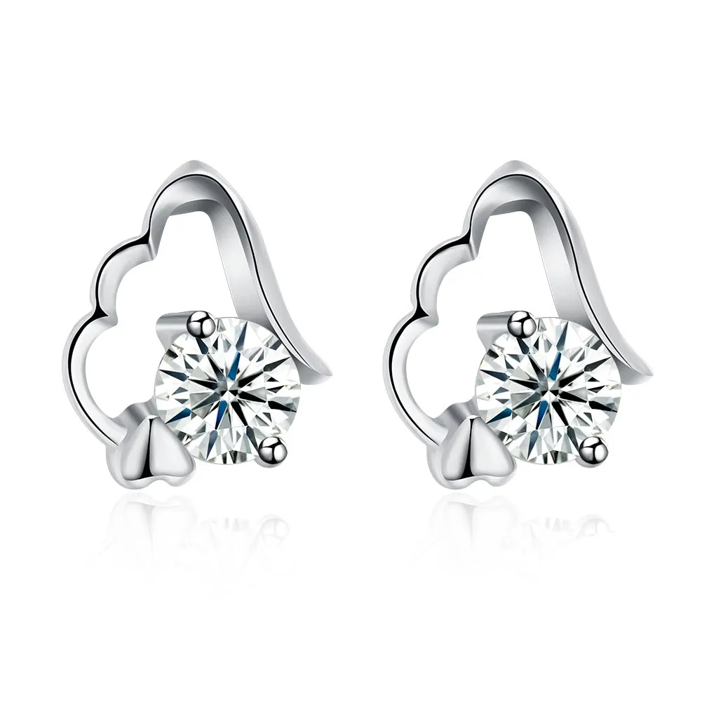 ZEMIOR Sterling Silver 925 Jewelry Creative Double Heart Earrings For Women Round Cubic Zirconia Stud Earring To Girlfriend
ZEMIOR Sterling Silver 925 Jewelry Creative Double Heart Earrings For Women Round Cubic Zirconia Stud Earring To Girlfriend