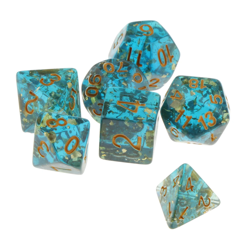 7pcs Polyhedral Dices Table Board Games Party KTV for Dungeon and Dragons Polyhedral Dice Games Home Decoration Crafts
7pcs Polyhedral Dices Table Board Games Party KTV for Dungeon and Dragons Polyhedral Dice Games Home Decoration Crafts