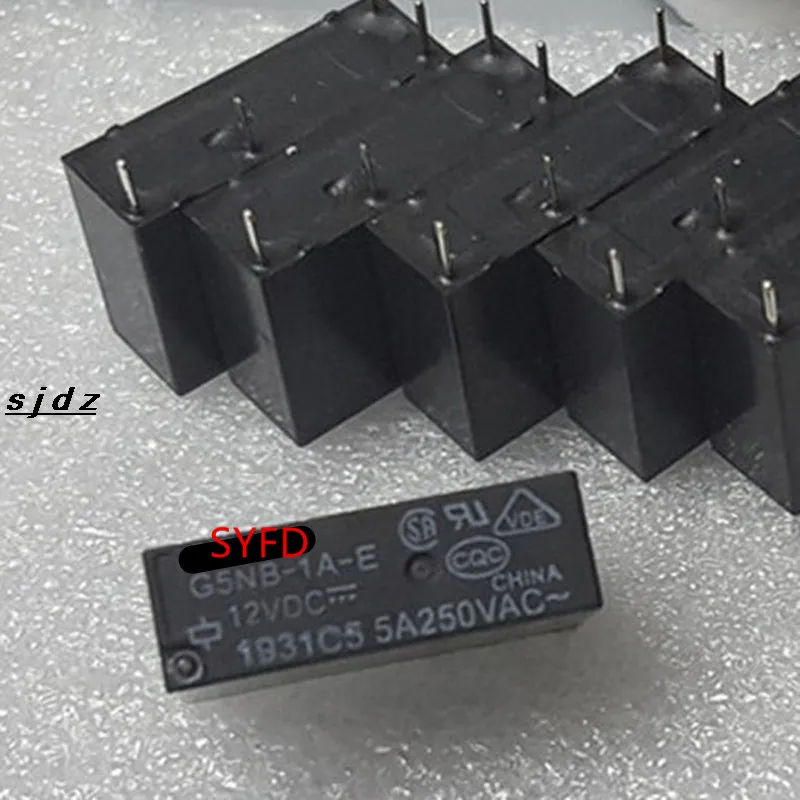 G5NB-1A-E-12VDC G5NB-1A-E 4pin 10pcs
G5NB-1A-E-12VDC G5NB-1A-E 4pin 10pcs