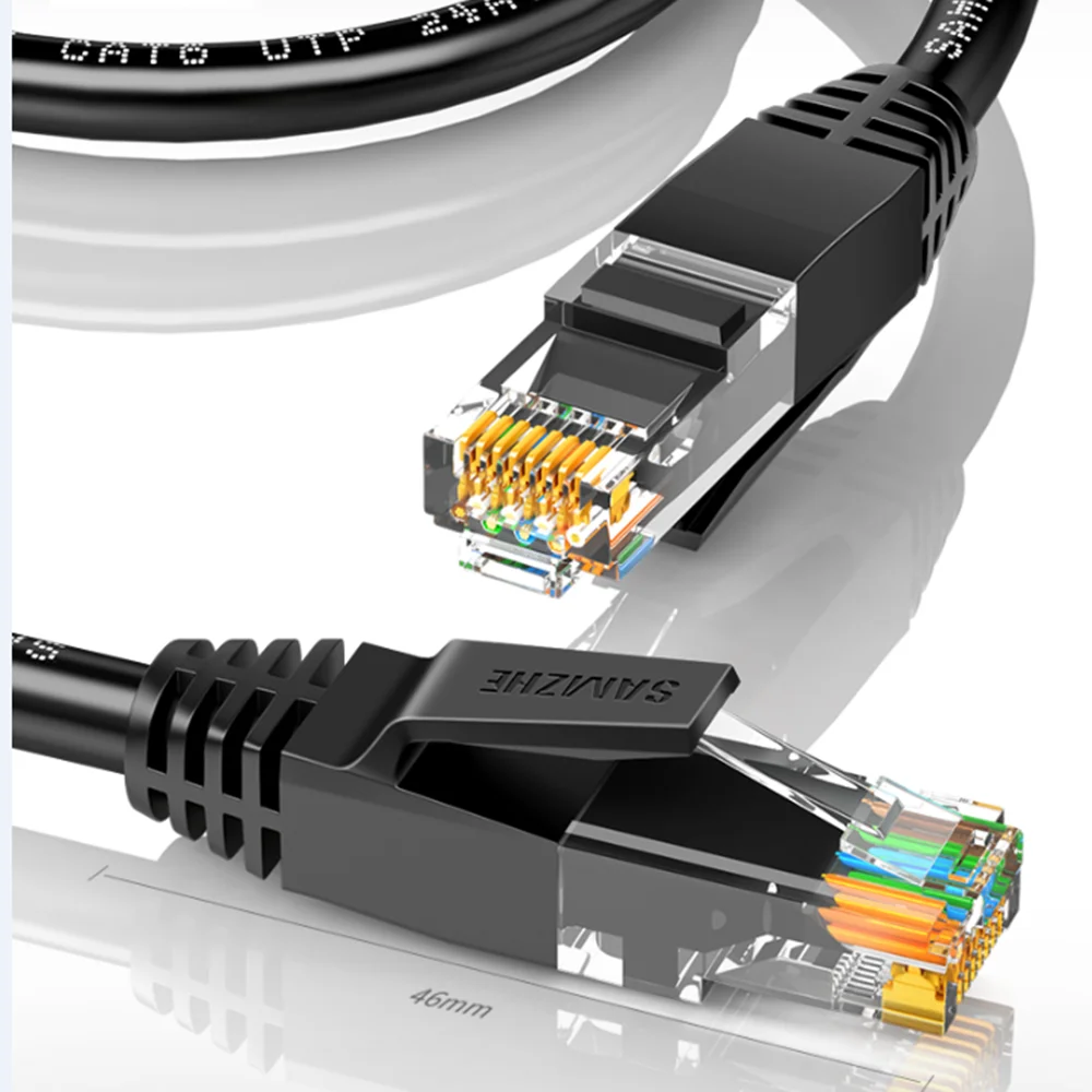 Ethernet кабель RJ45 8P8C Cat6 UTP RJ 45 сетевой 20 м 25 30 40 50 для Cat 6 совместимый модем