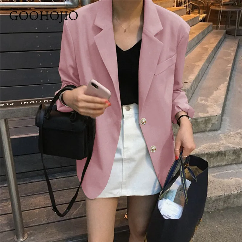 GOOHOJIO 2021 New Spring Autumn Temperament Solid Color Blazers Women Long Sleeve Blazers for Women Fashionable Blazers Women
GOOHOJIO 2021 New Spring Autumn Temperament Solid Color Blazers Women Long Sleeve Blazers for Women Fashionable Blazers Women