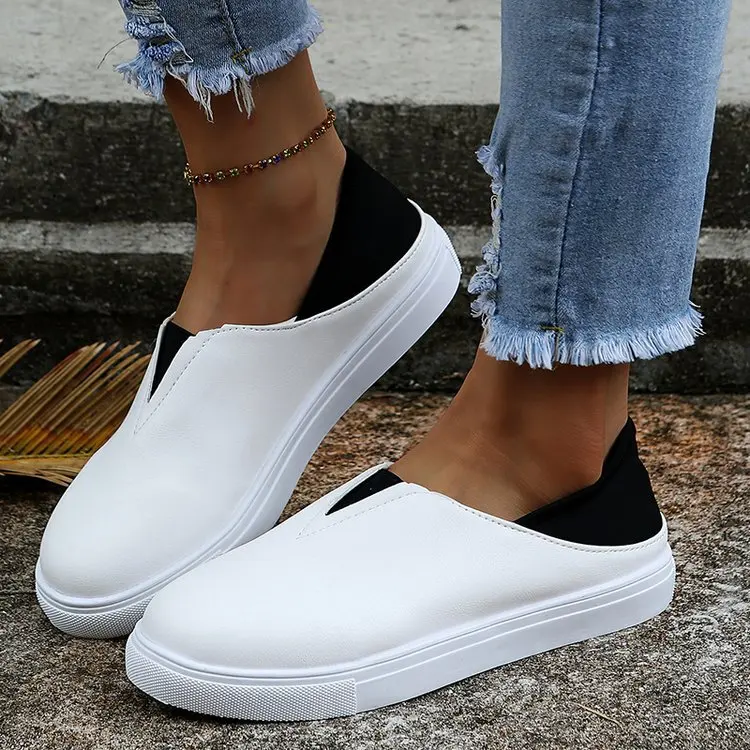Women's Flat Single Shoes Solid Casual Slip On Plus Size Ladies Sneakers Shallow Woman Vulcanized Shoe Concise Female Skateboard
Women's Flat Single Shoes Solid Casual Slip On Plus Size Ladies Sneakers Shallow Woman Vulcanized Shoe Concise Female Skateboard