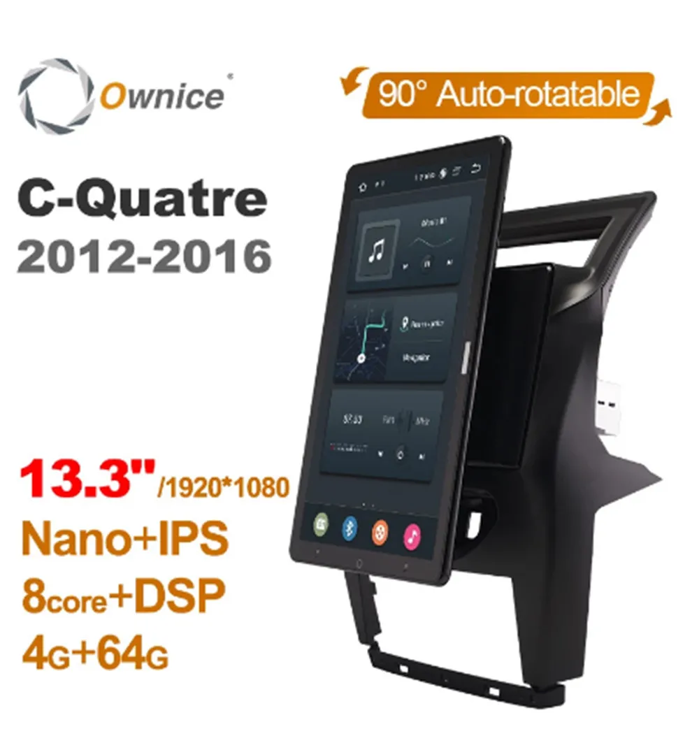 1920*1080 Ownice Android 10.0 Car Radio forCitroen C-Quatre 2012-2016 Auto Multimedia Video Audio head Unit 13.3" IPS Rotatable
1920*1080 Ownice Android 10.0 Car Radio forCitroen C-Quatre 2012-2016 Auto Multimedia Video Audio head Unit 13.3" IPS Rotatable