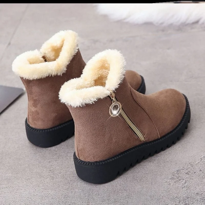 2021 Winter New Women Plus Velvet Thicken Short Tube Platform Chelsea Boots Female Fashion Flat Warm Non-slip Cotton Shoes
2021 Winter New Women Plus Velvet Thicken Short Tube Platform Chelsea Boots Female Fashion Flat Warm Non-slip Cotton Shoes