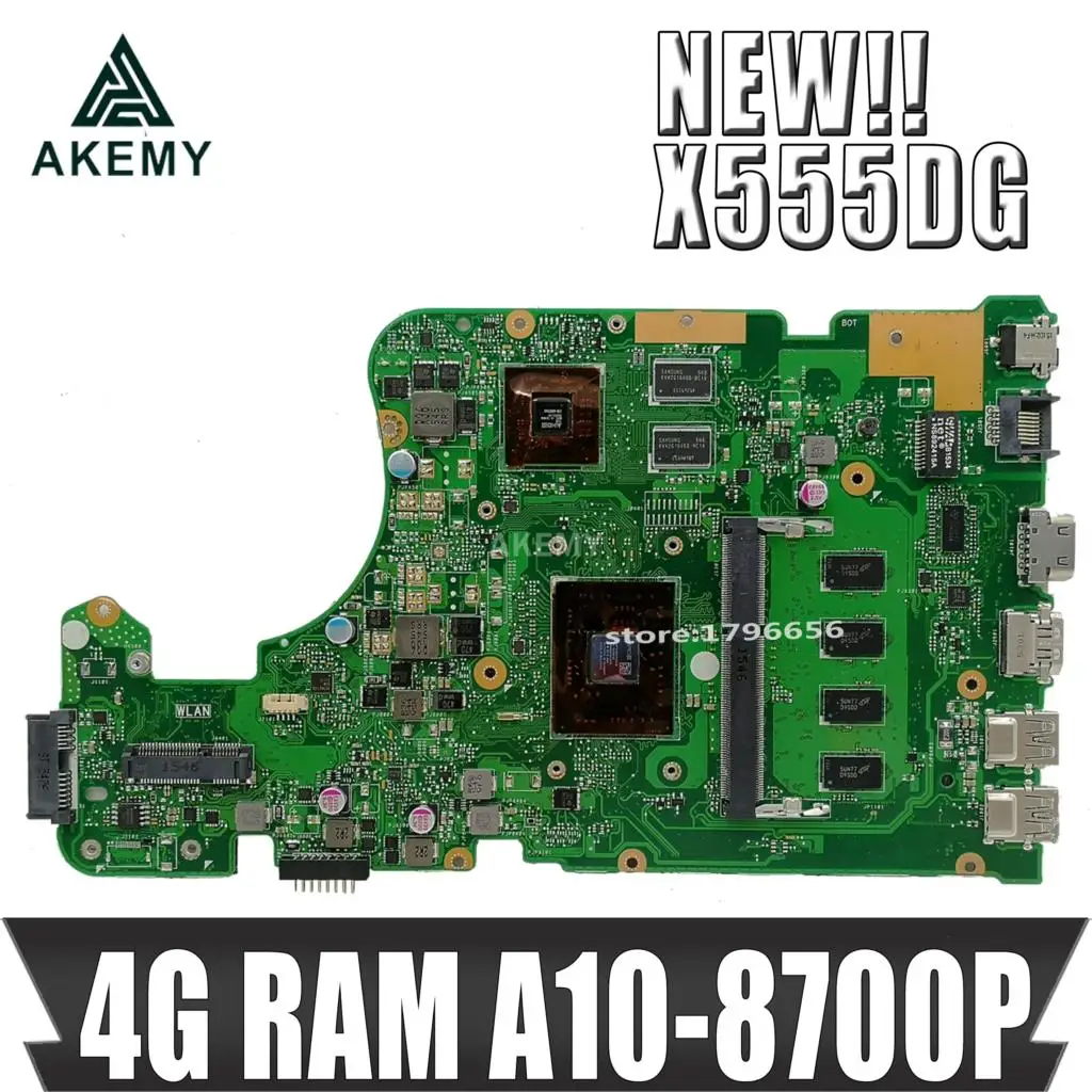Akmey X555DG материнская плата для Asus X555DG X555D A555D X555Y X555YI материнская плата для ноутбука, протестированная работа, 100% A10-8700P R5-M320 4GB-RAM
Akmey X555DG материнская плата для Asus X555DG X555D A555D X555Y X555YI материнская плата для ноутбука, протестированная работа, 100% A10-8700P R5-M320 4GB-RAM