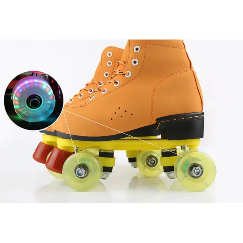 lighted Unisex Skate Shoes Kids Unisex personalized classical Double row Roller skating patines De 4Ruedas 4-wheel Skates KC50LH 
lighted Unisex Skate Shoes Kids Unisex personalized classical Double row Roller skating patines De 4Ruedas 4-wheel Skates KC50LH