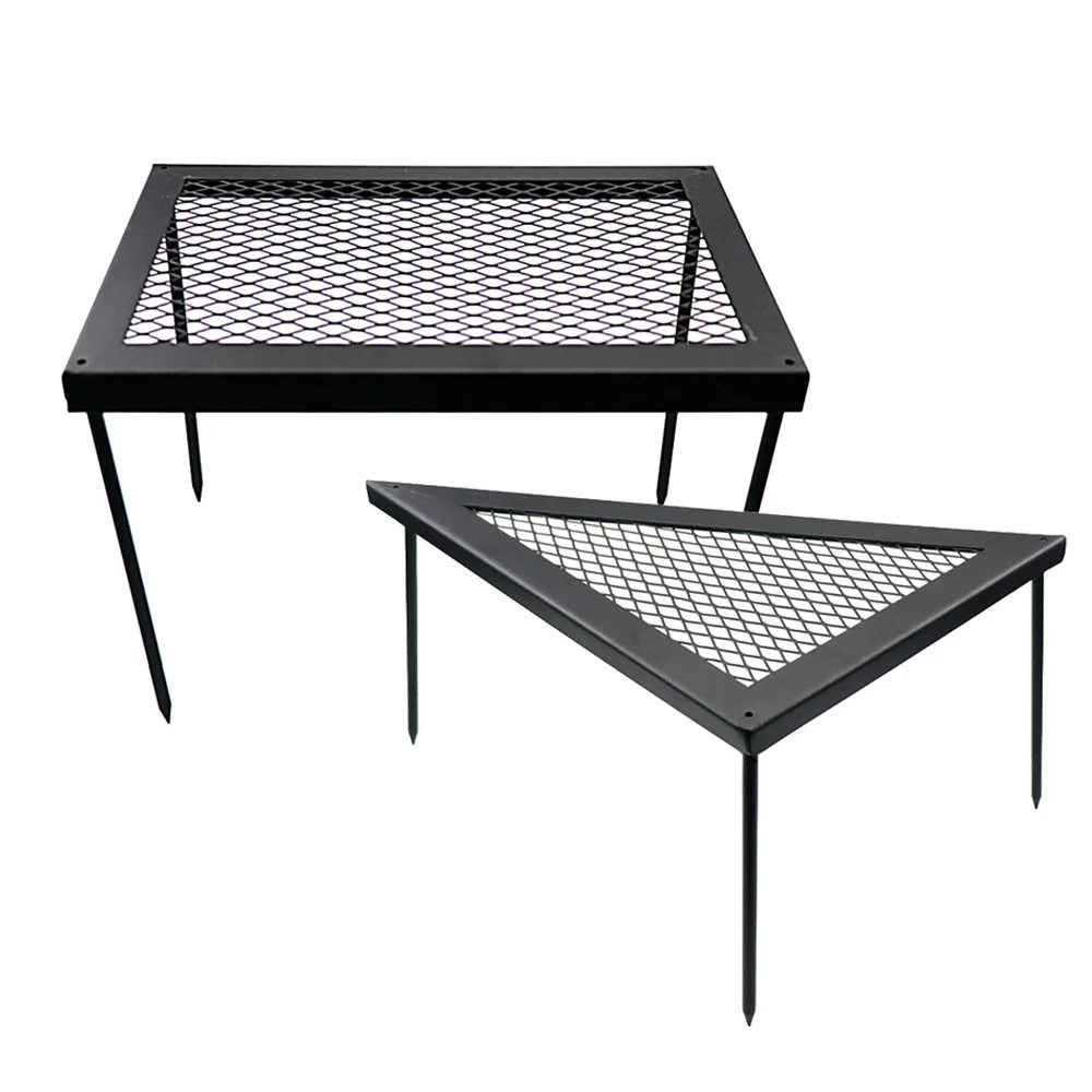Camping Folding Grill Folding Multifunctional Iron Triangle Rectangle Thread Outdoor Picnic Campfire Rack Shelf Net Mini Table
Camping Folding Grill Folding Multifunctional Iron Triangle Rectangle Thread Outdoor Picnic Campfire Rack Shelf Net Mini Table