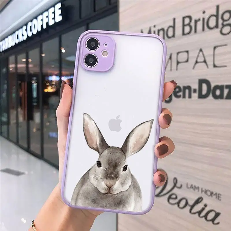 Cute animal rabbit Phone Cases matte transparent For iphone 7 8 11 12 plus mini x xs xr pro max cover
Cute animal rabbit Phone Cases matte transparent For iphone 7 8 11 12 plus mini x xs xr pro max cover