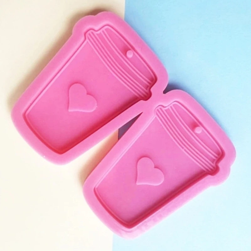 Shiny Glossy Coffee Cup Keychain Epoxy Resin Mold Keyring Casting Silicone Mould A0NF
Shiny Glossy Coffee Cup Keychain Epoxy Resin Mold Keyring Casting Silicone Mould A0NF