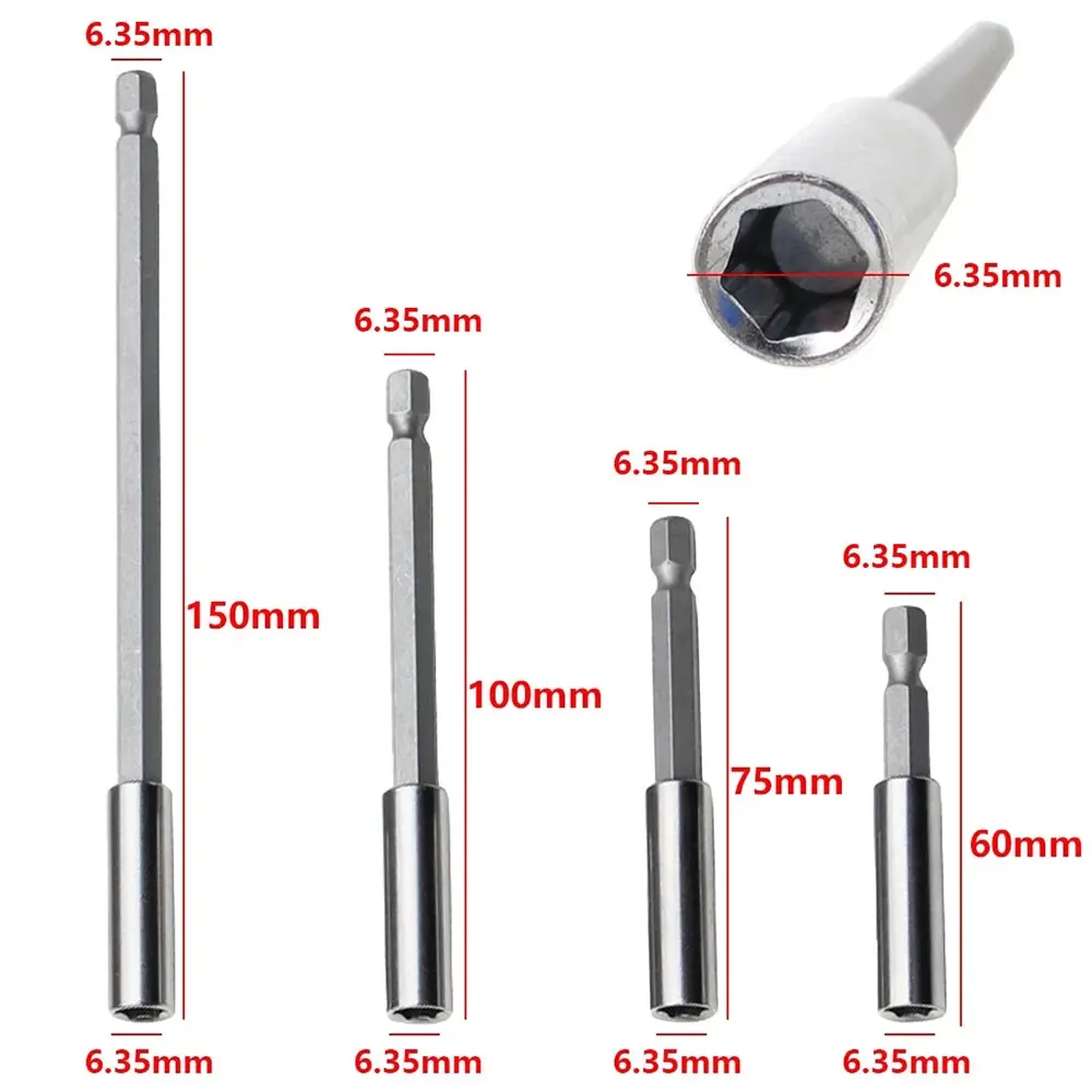 Extensions Quick Change Extension Bit Set 1/4" Hex Rod Shank Long Handle Screwdriver Tip Holder Hand Tool
Extensions Quick Change Extension Bit Set 1/4" Hex Rod Shank Long Handle Screwdriver Tip Holder Hand Tool