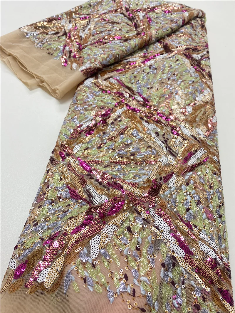 PGC Gold French Tulle Sequins Lace Fabric Emroiderey African Mesh Lace Fabric 2021 High Quality Lace For Wedding Sewing NI5065-2 
PGC Gold French Tulle Sequins Lace Fabric Emroiderey African Mesh Lace Fabric 2021 High Quality Lace For Wedding Sewing NI5065-2