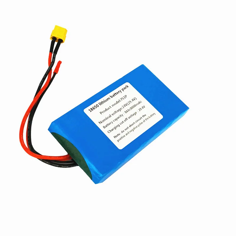 2021 100% New 7s1p 24V 8000mah lithium ion battery pack is suitable for scooter toy bicycle with built-in BMS
2021 100% New 7s1p 24V 8000mah lithium ion battery pack is suitable for scooter toy bicycle with built-in BMS