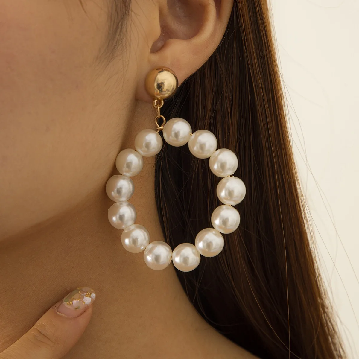 2021 Baroque Pearl Shaped Geometric Earrings Women's Simple Geometric Round Earrings Women's Earrings
2021 Baroque Pearl Shaped Geometric Earrings Women's Simple Geometric Round Earrings Women's Earrings