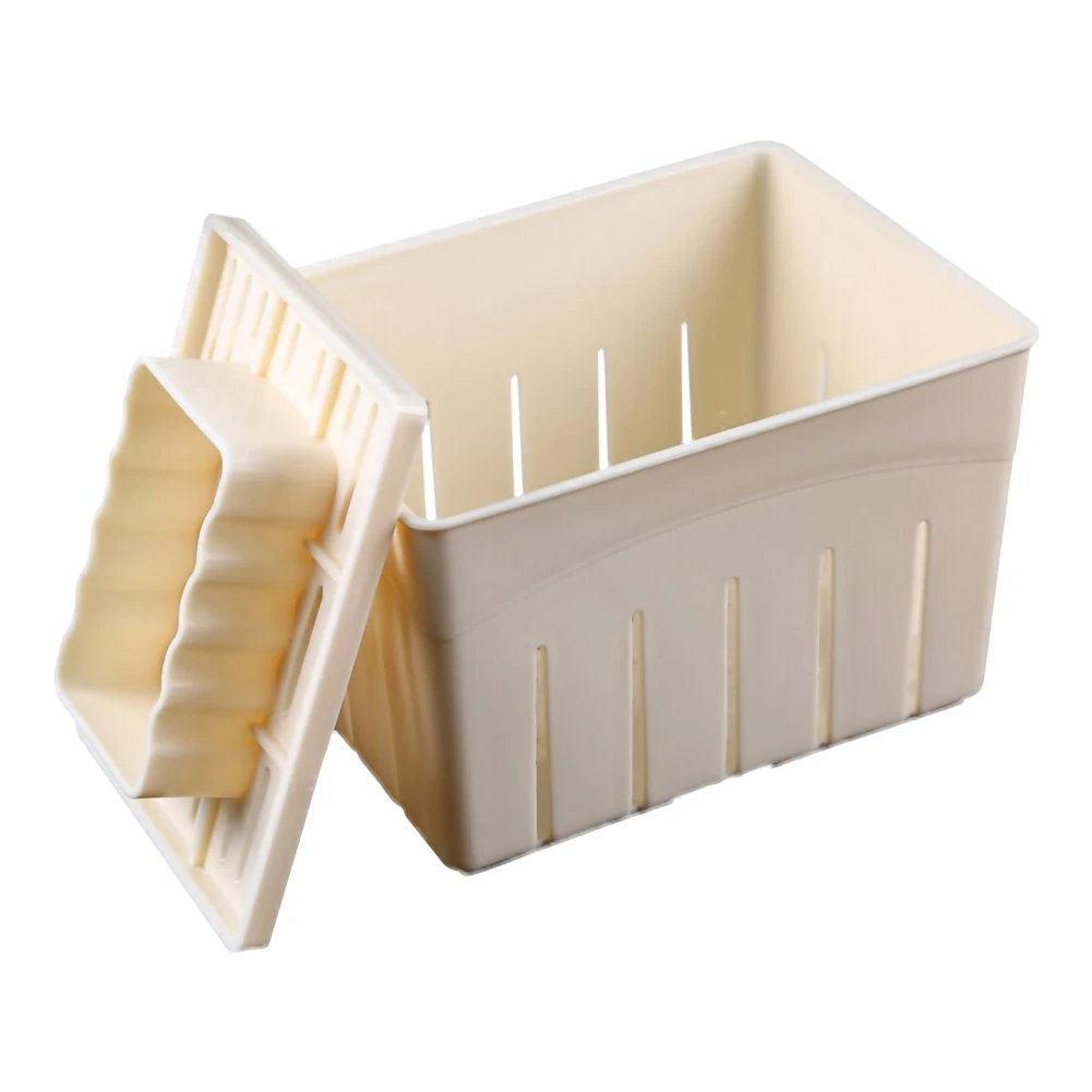 DIY Plastic Homemade Tofu Maker Press Mold Kit Tofu Making Machine Set Soy Pressing Mould with Cheese Cloth Cuisine
DIY Plastic Homemade Tofu Maker Press Mold Kit Tofu Making Machine Set Soy Pressing Mould with Cheese Cloth Cuisine