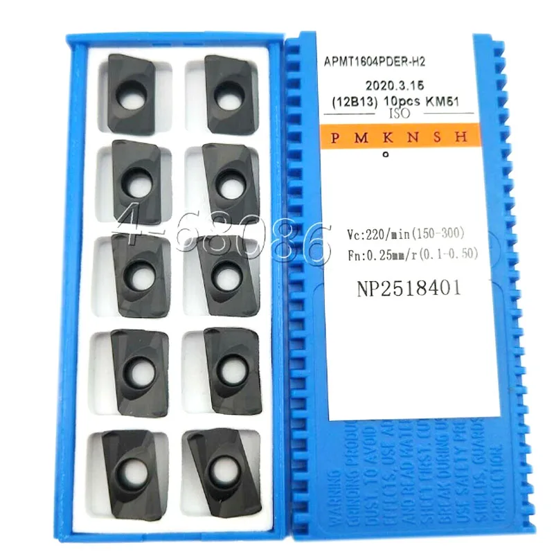 APMT1604PDER-H2 90 carbide inserts Milling Insert for 400R Face End Mill cutter
APMT1604PDER-H2 90 carbide inserts Milling Insert for 400R Face End Mill cutter
