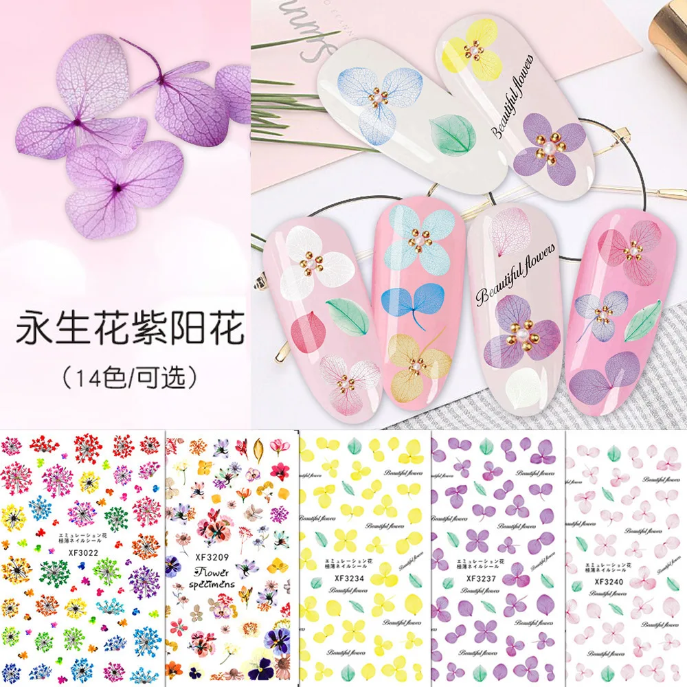 1Pc Nail Sticker Designer Nail Foil Multi-Designs Dry Flower Image Self-Adhesive Decals 3D Manicure UV Gel Nail Sticker Supplies
1Pc Nail Sticker Designer Nail Foil Multi-Designs Dry Flower Image Self-Adhesive Decals 3D Manicure UV Gel Nail Sticker Supplies
