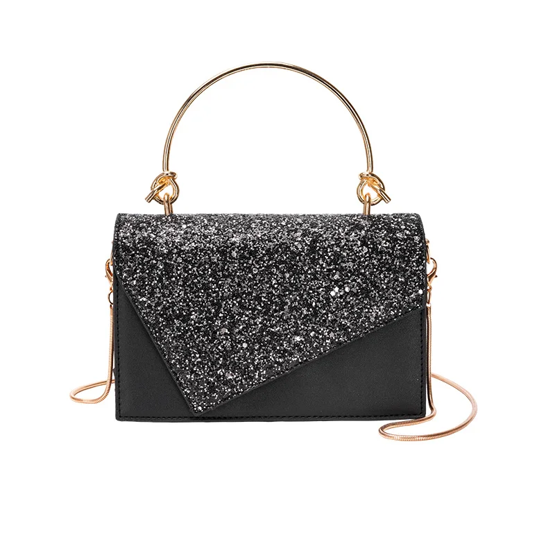 Rivet Black Glitter Chain Brand Designer PU Leather Crossbody Bags Women Simple Fashion Shoulder Bag Lady Luxury Small Handbags
Rivet Black Glitter Chain Brand Designer PU Leather Crossbody Bags Women Simple Fashion Shoulder Bag Lady Luxury Small Handbags