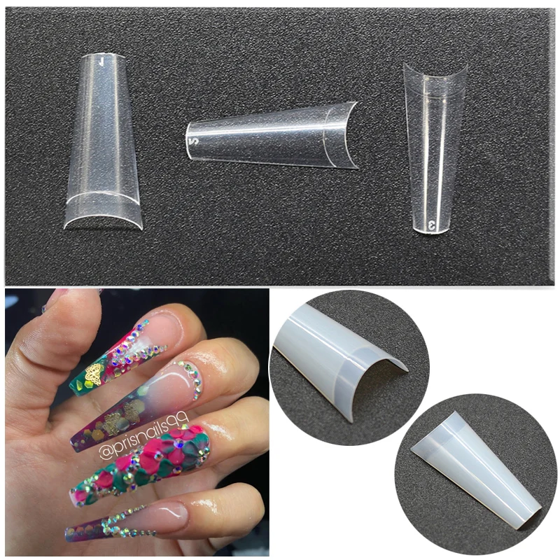 500 Pcs/Bag Ultra Thin Professional False Nail Tips Half Cover French C Curved Ballerina Nature Clear Coffin Fake Nails Art Tool
500 Pcs/Bag Ultra Thin Professional False Nail Tips Half Cover French C Curved Ballerina Nature Clear Coffin Fake Nails Art Tool