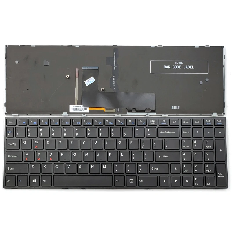 Новая клавиатура для ноутбука Clevo P670RE3 P670RG P670SA P670SE P670SG P671SA с подсветкой|Клавиатуры