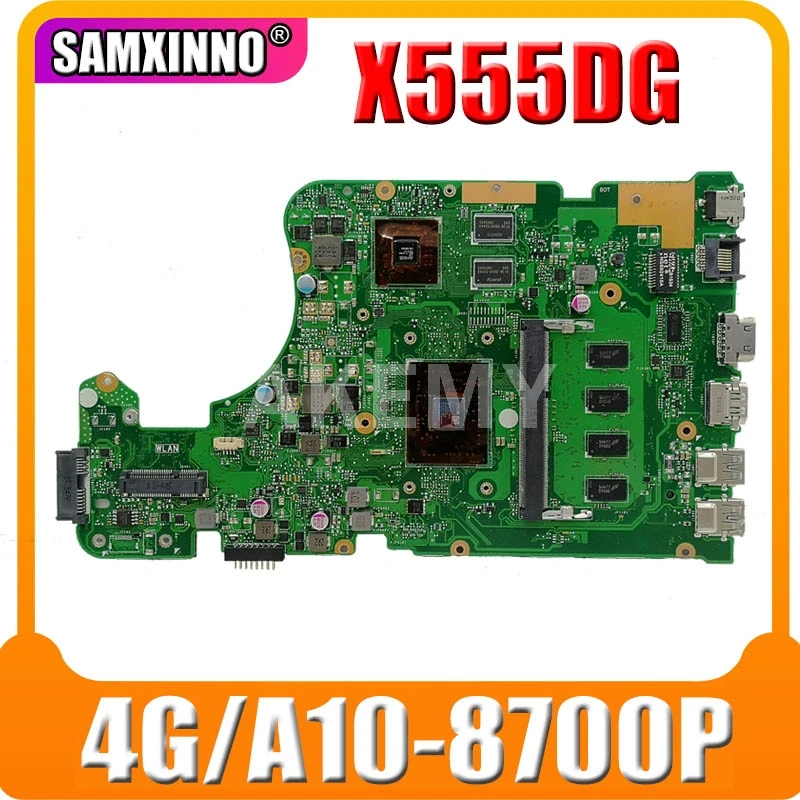 X555DG 4G/A10-8700P(V2G) For Asus X555DG X555D X555Y X555YI F555Y K555Y K555D A555D Mainboard Motherboard
X555DG 4G/A10-8700P(V2G) For Asus X555DG X555D X555Y X555YI F555Y K555Y K555D A555D Mainboard Motherboard
