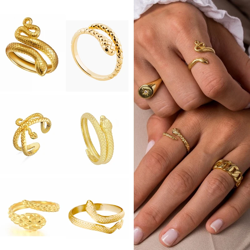 Aide 2021 Trend 925 Sterling Silver Snake Rings For Women Stackable Women's Rings Stereoscopic Snake Adjustable anillos mujer
Aide 2021 Trend 925 Sterling Silver Snake Rings For Women Stackable Women's Rings Stereoscopic Snake Adjustable anillos mujer