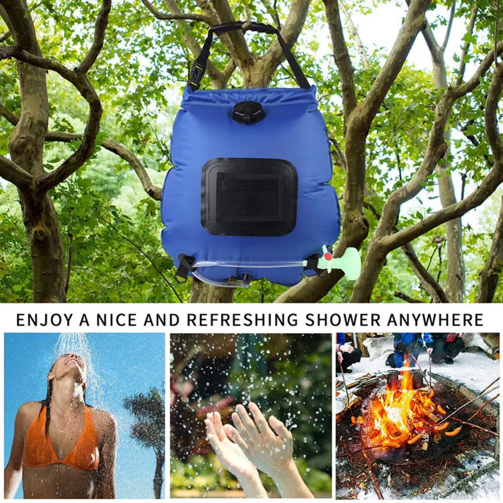 Bathing Bag 20L Foldable Outdoor Shower Bag Portable Hanging Camping Water Pouch with Sprayer, Green
Bathing Bag 20L Foldable Outdoor Shower Bag Portable Hanging Camping Water Pouch with Sprayer, Green