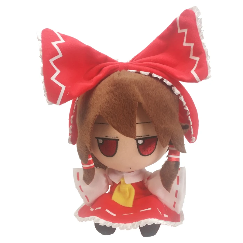 TouHou Project Hakurei Reimu Cute Косплей Одежда Плюшевая Кукла Мягкие Мультяшные игрушки в