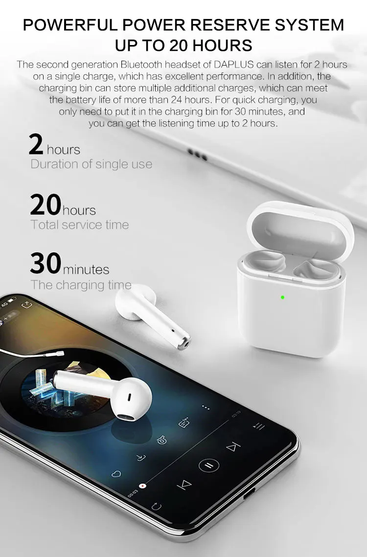 Bluetooth Wireless Headphones HiFi Music Earbuds Sports Gaming Headset For IOS Android Phone Noise Reduction Bluetooth 5.1
Bluetooth Wireless Headphones HiFi Music Earbuds Sports Gaming Headset For IOS Android Phone Noise Reduction Bluetooth 5.1