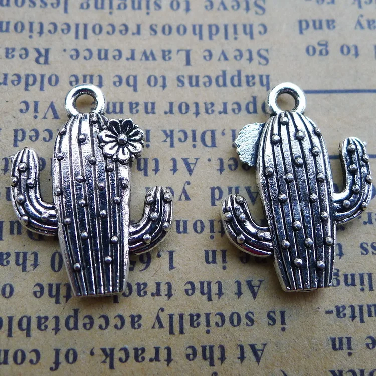 12pcs/Lot 15x20mm Cactus Alloy Charms Antique Silver Color Pendants for DIY Jewelry Making Charm
12pcs/Lot 15x20mm Cactus Alloy Charms Antique Silver Color Pendants for DIY Jewelry Making Charm
