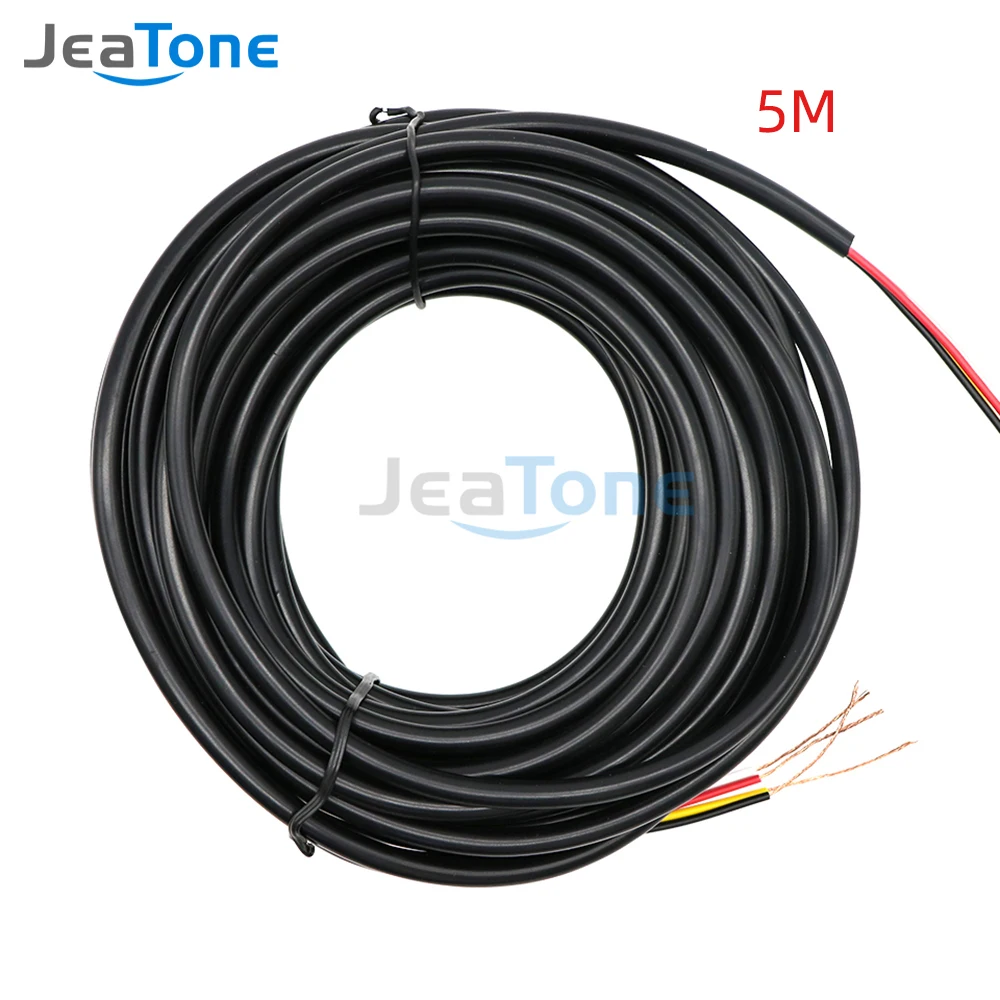 Jeatone 4-контактный расширенный кабель для внутренней связи, видеодомофон, 5 метров
Jeatone 4-контактный расширенный кабель для внутренней связи, видеодомофон, 5 метров